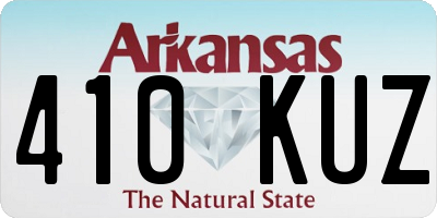 AR license plate 410KUZ