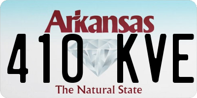 AR license plate 410KVE