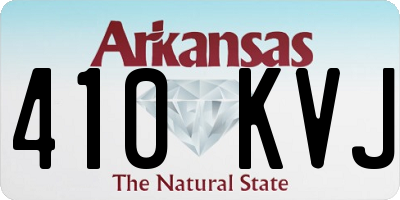 AR license plate 410KVJ