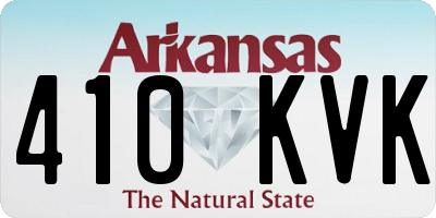 AR license plate 410KVK