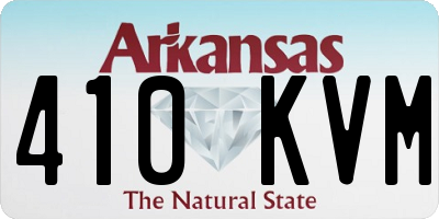 AR license plate 410KVM