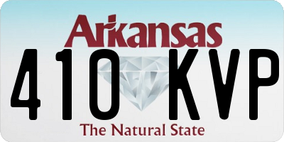AR license plate 410KVP