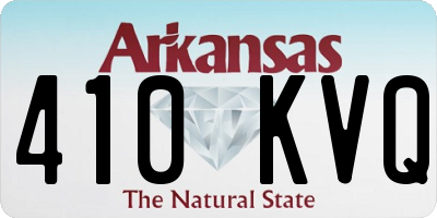 AR license plate 410KVQ