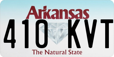 AR license plate 410KVT