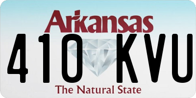 AR license plate 410KVU