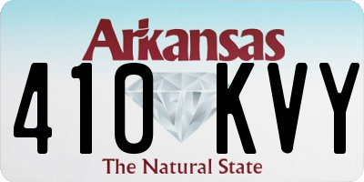 AR license plate 410KVY