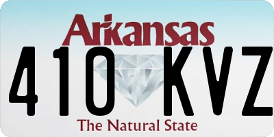 AR license plate 410KVZ