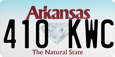 AR license plate 410KWC