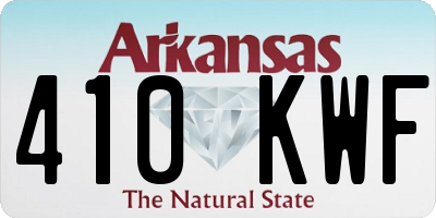 AR license plate 410KWF
