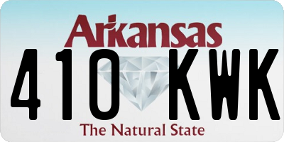 AR license plate 410KWK