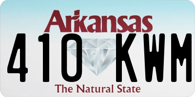AR license plate 410KWM