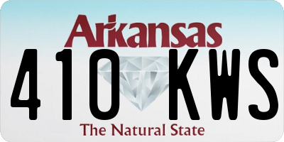 AR license plate 410KWS