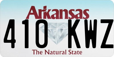 AR license plate 410KWZ