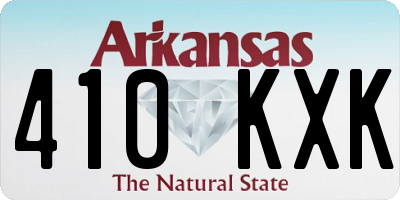 AR license plate 410KXK