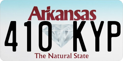 AR license plate 410KYP