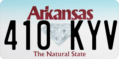 AR license plate 410KYV
