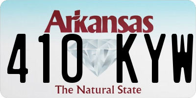 AR license plate 410KYW