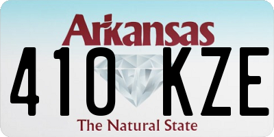 AR license plate 410KZE