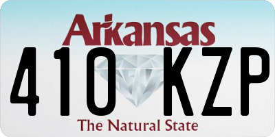 AR license plate 410KZP
