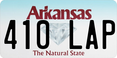 AR license plate 410LAP