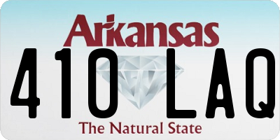 AR license plate 410LAQ
