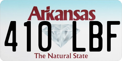 AR license plate 410LBF