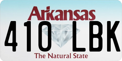 AR license plate 410LBK
