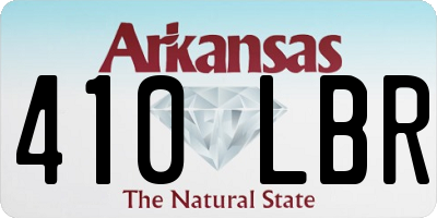 AR license plate 410LBR