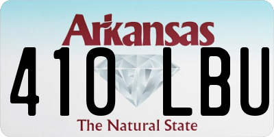 AR license plate 410LBU