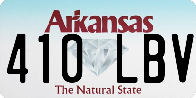 AR license plate 410LBV