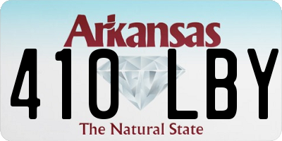 AR license plate 410LBY