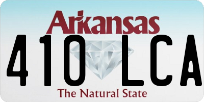 AR license plate 410LCA