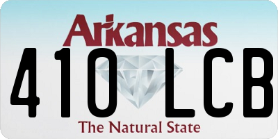 AR license plate 410LCB
