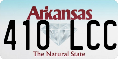 AR license plate 410LCC