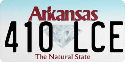 AR license plate 410LCE
