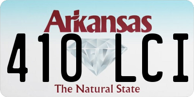 AR license plate 410LCI