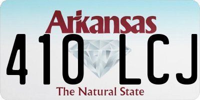 AR license plate 410LCJ