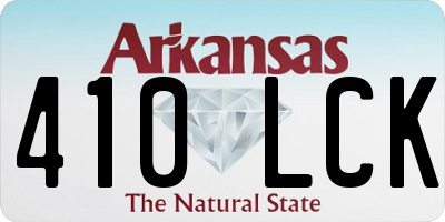 AR license plate 410LCK