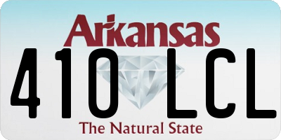 AR license plate 410LCL