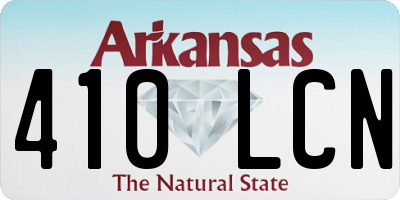 AR license plate 410LCN