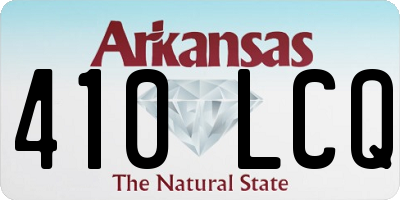 AR license plate 410LCQ