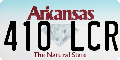 AR license plate 410LCR