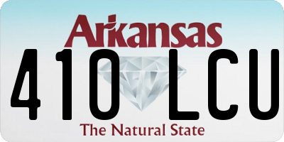 AR license plate 410LCU