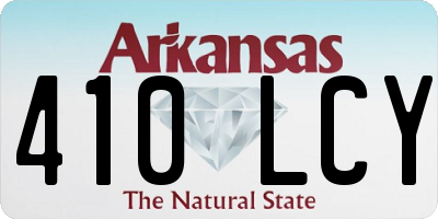 AR license plate 410LCY
