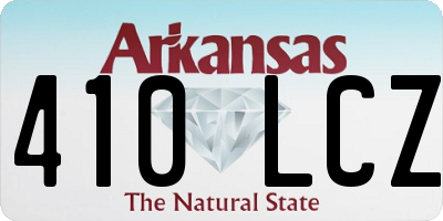 AR license plate 410LCZ