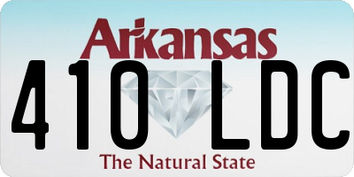 AR license plate 410LDC