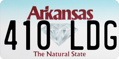 AR license plate 410LDG