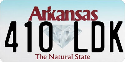 AR license plate 410LDK