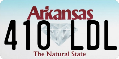 AR license plate 410LDL