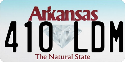 AR license plate 410LDM